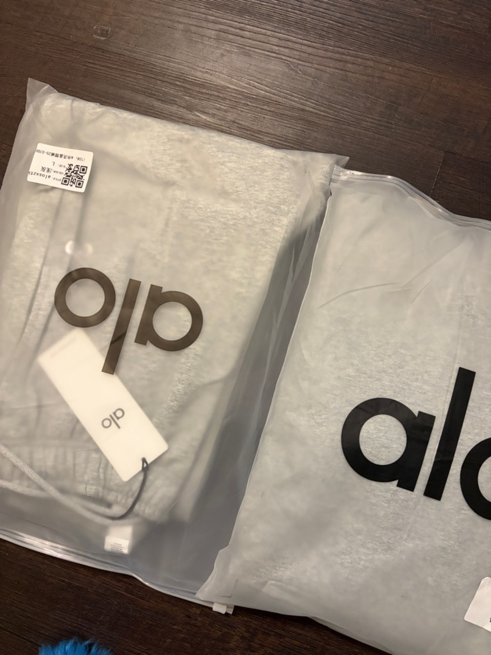 ALO Yoga Light Gray Hoodie Set